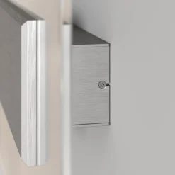 Quitani Væglamper > LED-væglampe Lole, aluminium, 59 x 29 cm, glas