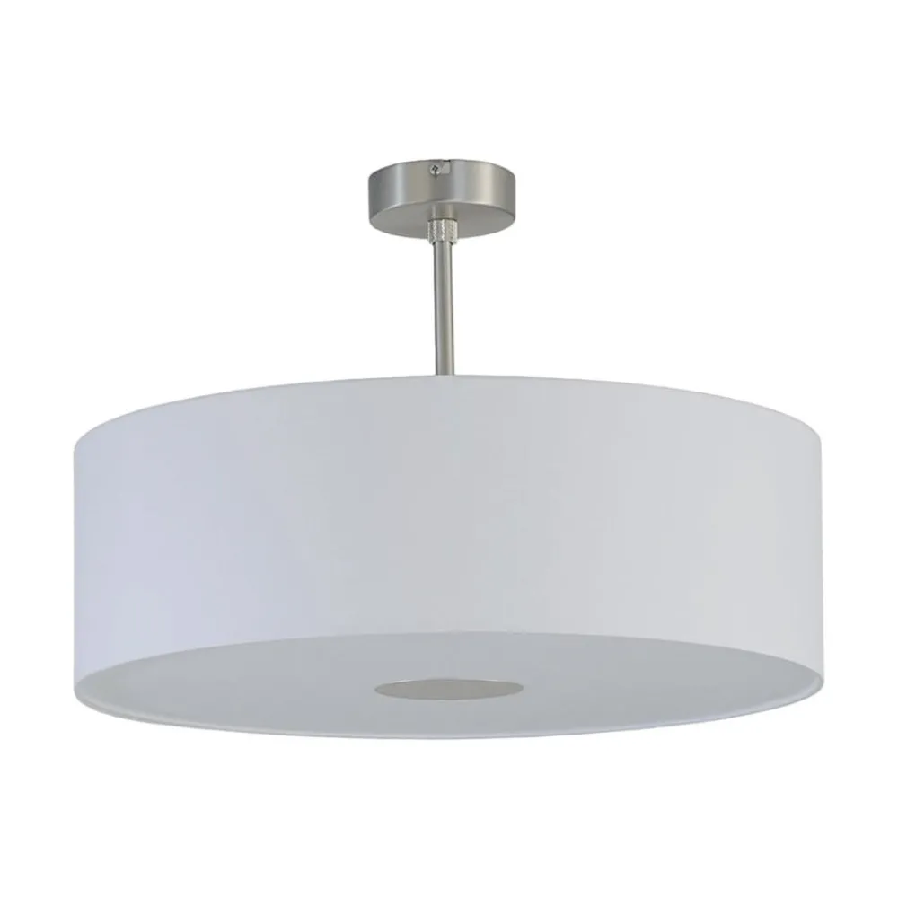 Quitani Loftlamper > -loftslampe Gala, Ø 50 cm, chintz-hvid