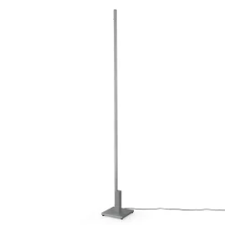 Quitani Gulvlamper > Talon LED-gulvlampe aluminium anodiseret natur