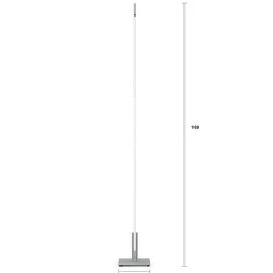 Quitani Gulvlamper > Talon LED-gulvlampe aluminium anodiseret natur