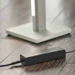 Quitani Gulvlamper > Talon LED-gulvlampe aluminium anodiseret natur
