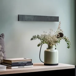 Væglamper ^ Quitani Zino LED-væglampe, 20W, skifer grå