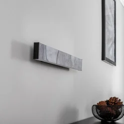 Væglamper ^ Quitani Zino LED-væglampe, 20W, skifer grå