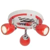 Loftlamper ^ Brilliant Racing LED-loftlampe med 3 lyskilder