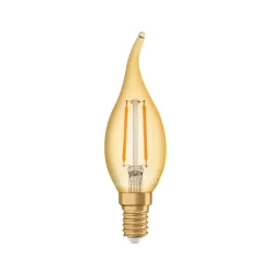 Radium Filament Pære > Essence Ambiente LED E14 2,5W vindstød guld