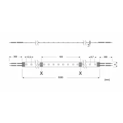 Led Strips ^ Radium Essence 500 LED-strip, 5 m, 18W, 2.700K