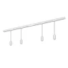 Briloner Skinnesystem > RAIL 230 V skinnesystem, hvid, 4 LED-pendler, længde 1,5 m
