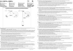 Skinnesystem ^ Briloner RAIL 230 V skinnesystem, sort, 4 LED-pendler, længde 1,5 m