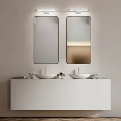 Fabas Luce Væg- Og Spejllamper|Væglamper > Rapallo LED-væglampe, krom, IP44, 40 cm