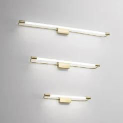 Fabas Luce Gang|Væg- Og Spejllamper > Rapallo LED-væglampe, messing, IP44, 60 cm