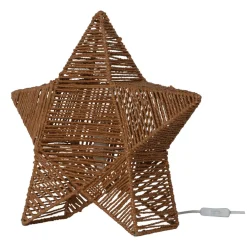 STAR TRADING Dekorationsbelysning|Julepynt > Rappe dekostjerne af papirsnører, stående