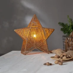 STAR TRADING Dekorationsbelysning|Julepynt > Rappe dekostjerne af papirsnører, stående