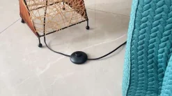 Lindby Gulvlamper|Gulvlamper > Rattan gulvlampe Kassia til hyggebelysning