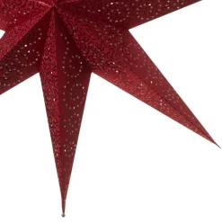STAR TRADING Dekorationsbelysning|Julepynt > Rød papirstjerne