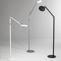 Fabas Luce Arbejdsrum/Kontor|Gulvlamper > Regina LED-gulvlampe, 1 lyskilde, aluminium