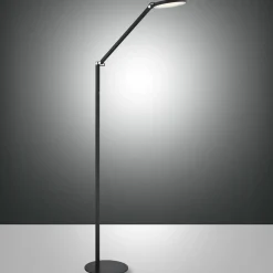 Fabas Luce Arbejdsrum/Kontor|Gulvlamper > Regina LED-gulvlampe, 1 lyskilde, sort
