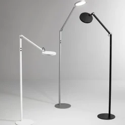 Fabas Luce Arbejdsrum/Kontor|Gulvlamper > Regina LED-gulvlampe, 1 lyskilde, sort