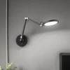 Fabas Luce Væglamper|Væglamper > Regina LED-væglampe, sort, CCT, dæmpbar, justerbar