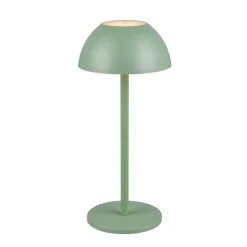 Reality Leuchten Dekorationsbelysning|Terrassebelysning > Ricardo LED genopladelig bordlampe, grøn, højde 30 cm, plast