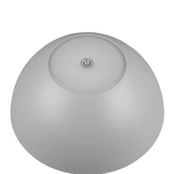 Dekorationsbelysning|Terrassebelysning ^ Reality Leuchten Ricardo LED genopladelig bordlampe, grå, højde 30 cm, plast