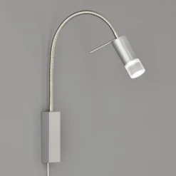 FISCHER & HONSEL Væglamper > River LED-væglampe, flexarm, skærm med glas