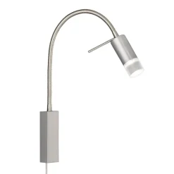 FISCHER & HONSEL Væglamper > River LED-væglampe, flexarm, skærm med glas