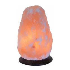 Wagner Life Bordlamper > Rock saltlampe med sokkel, 1,5-2 kg, ravgul