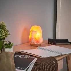 Dekorationsbelysning|Bordlamper ^ Wagner Life ROCK saltlampe spreder hyggeligt lys