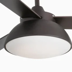 Loftventilatorer ^ FARO BARCELONA Rodas loftventilator med LED-lampe, brun