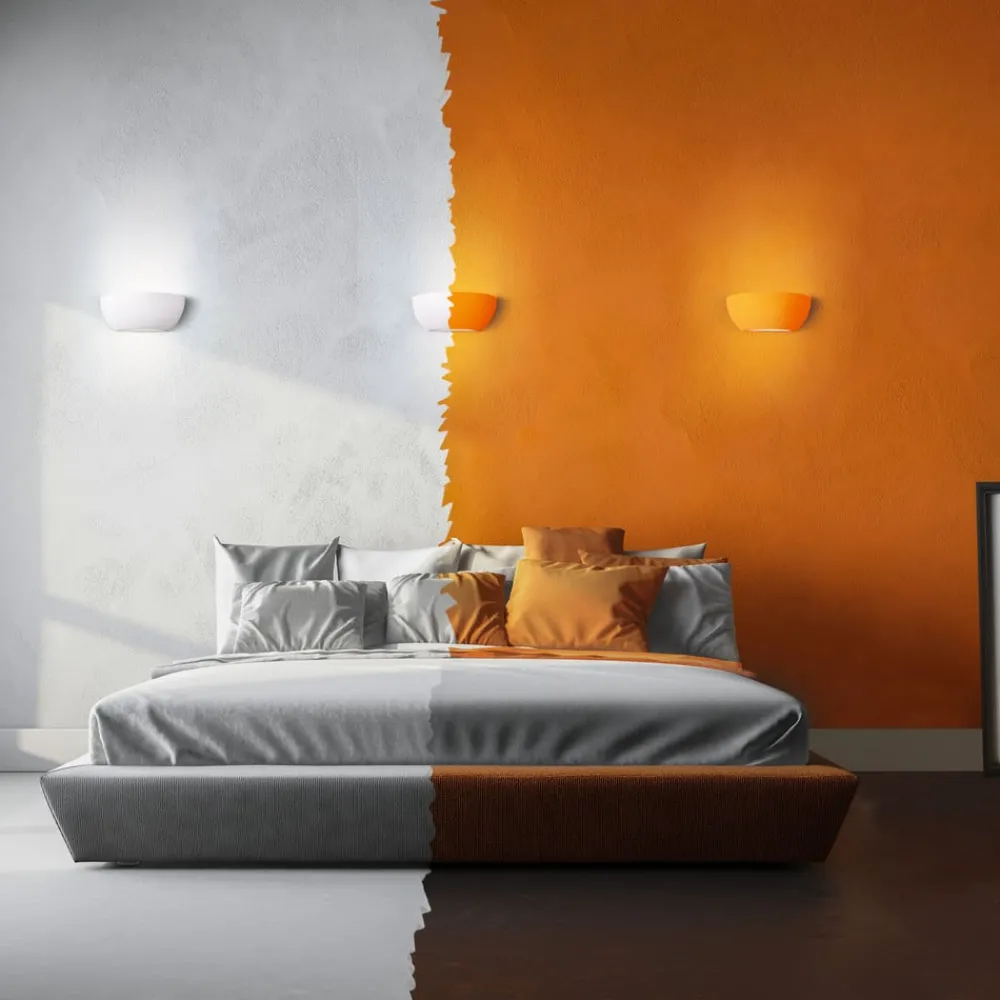 Væglamper ^ Trio Lighting Roma væglampe, gips