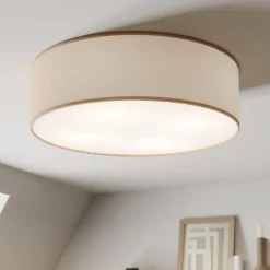 TK Lighting Loftlamper|Pendellamper > Rondo loftlampe, beige, metal, Ø 45 cm, E27