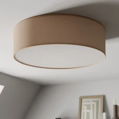 TK Lighting Loftlamper|Pendellamper > Rondo loftlampe, beige, metal, Ø 45 cm, E27
