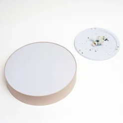 Loftlamper|Loftlamper ^ TK Lighting Rondo loftslampe, beige, Ø 60 cm