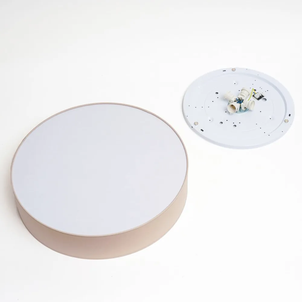 Loftlamper|Loftlamper ^ TK Lighting Rondo loftslampe, beige, Ø 60 cm