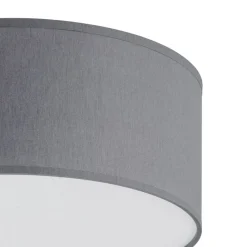 Loftlamper|Loftlamper ^ TK Lighting Rondo loftslampe, grå, Ø 50 cm