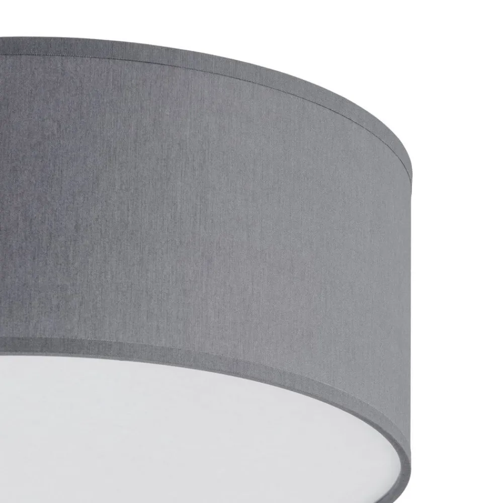 Loftlamper|Loftlamper ^ TK Lighting Rondo loftslampe, grå, Ø 50 cm