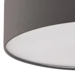 Loftlamper|Loftlamper ^ TK Lighting Rondo loftslampe, grå, Ø 50 cm