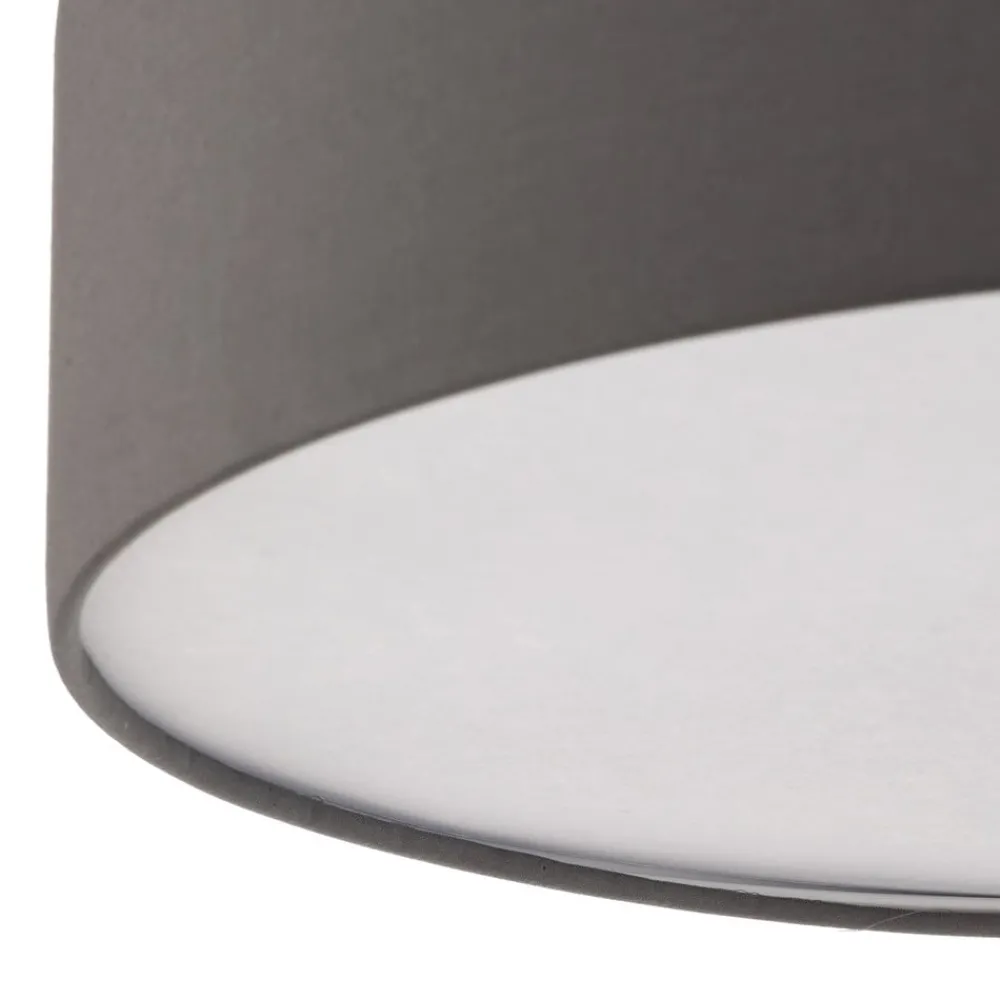 Loftlamper|Loftlamper ^ TK Lighting Rondo loftslampe, grå, Ø 50 cm