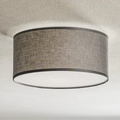 TK Lighting Loftlamper > Rondo loftslampe, grå, Ø 30 cm
