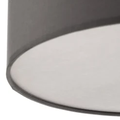 TK Lighting Loftlamper > Rondo loftslampe, grå, Ø 30 cm