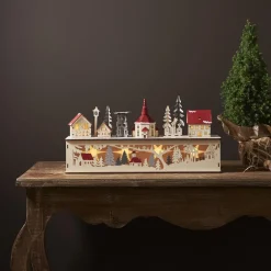 Dekorationsbelysning|Julepynt ^ STAR TRADING Rosenheim by LED-adventsstage, batteridrift