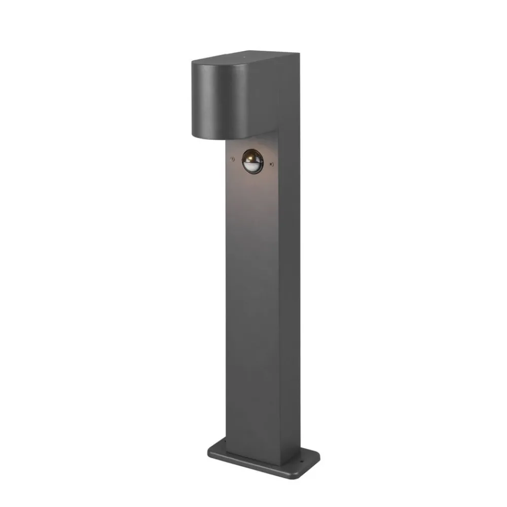 Trio Lighting Sokkellamper Med Sensor|Sokkellamper > Roya sokkellampe, bevægelsessensor, antracit