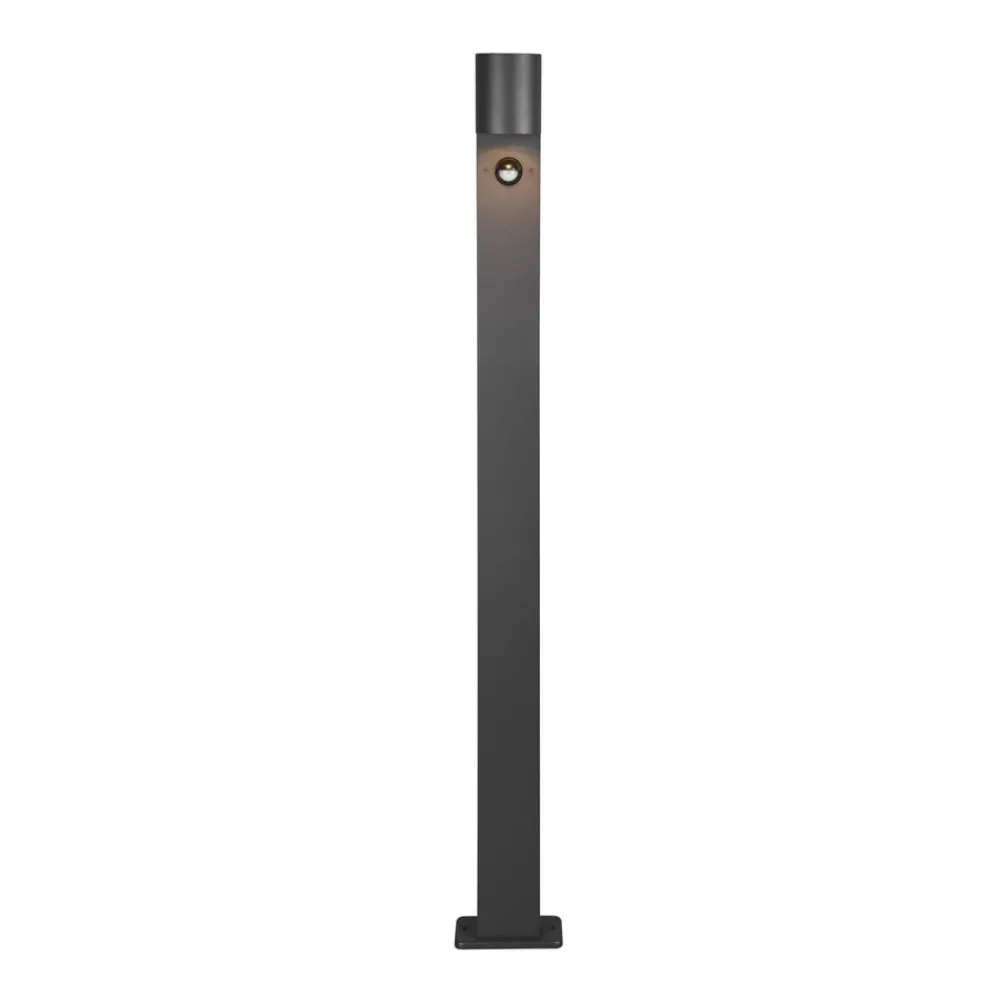 Gadebelysning Med Sensor|Gadebelysning ^ Trio Lighting Roya vejlampe, bevægelsessensor, antracit