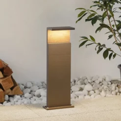 Mantra Iluminación Gadebelysning > Ruka LED-stibelysning med træelement, 60 cm