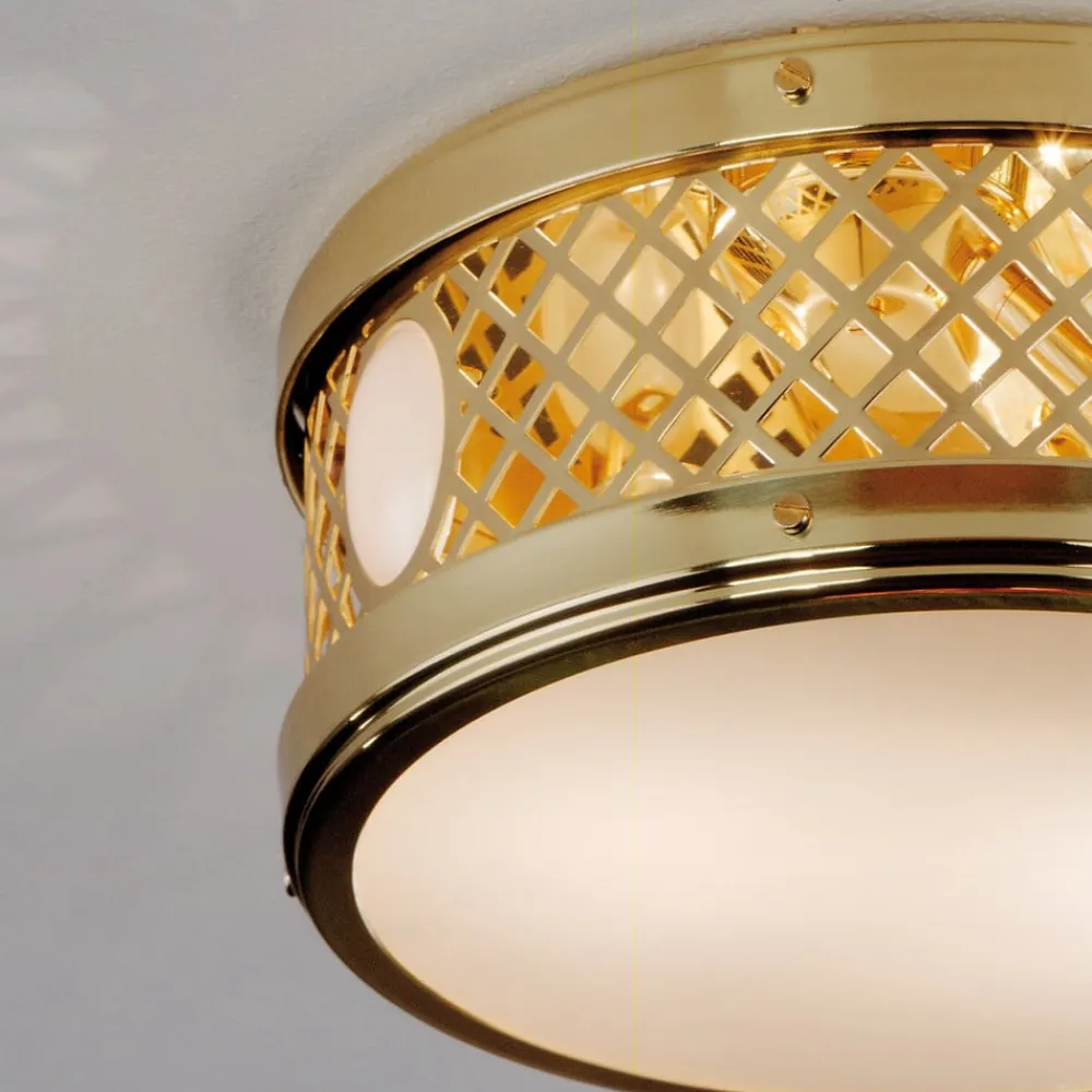 ORION Loftlamper > Rund ALT WIEN loftlampe i poleret messing