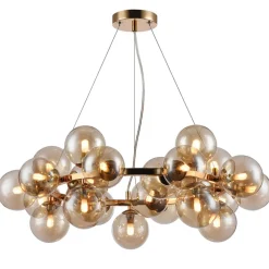 Maytoni Pendellamper > Rund Dallas pendellampe, guld