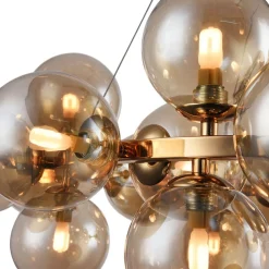 Maytoni Pendellamper > Rund Dallas pendellampe, guld