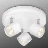 Loftlamper|Spotlights ^ Philips Rund LED loftlampe Star med tre lyskilder, i hvid