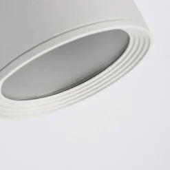 Lucande Terrassebelysning|Udendørs Loftlamper > Rund loftlampe Mianna i sølvgrå