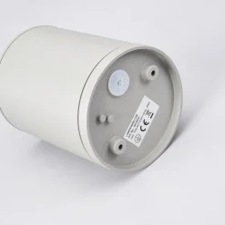 Lucande Terrassebelysning|Udendørs Loftlamper > Rund loftlampe Mianna i sølvgrå